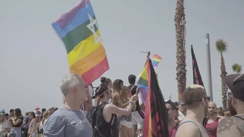 Pride Parade, Tel Aviv Vídeo Stock 108084158