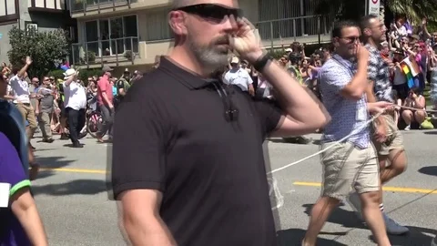 Pride Parade, Vancouver, 2019 Stock Footage 122415761