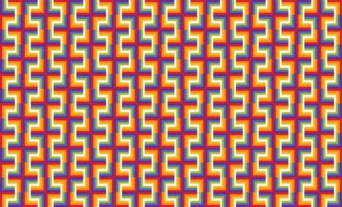 Pride rainbow pattern of LGBTQ plus Background withColours and LGBT Pride vec Stock Illustration