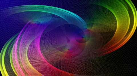Pride - Rainbow Spirograph Stock Footage 376586