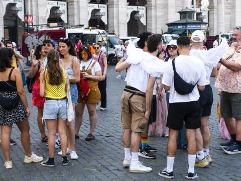 PRIDE ROMA 2025 Stock Photos