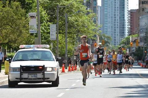 Pride run 2019 in Toronto Stock Photos