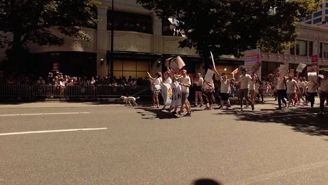 Pride Starbucks 1 Stock Footage 112002190