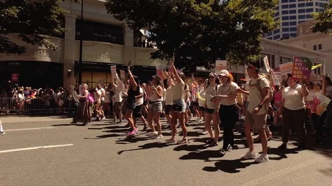 Pride Starbucks 2 Stock Footage 112002203