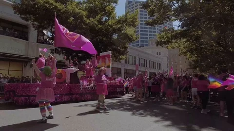 Pride T Mobile 4 1 Stock Footage 114520847