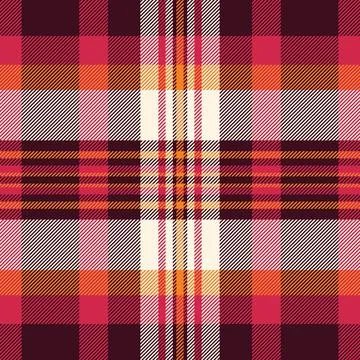 Pride texture plaid fabric, 1970s pattern check background. London tartan v.. Stockillustratie