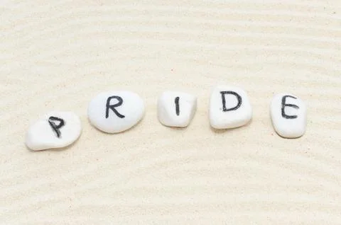 Pride word Stock Photos
