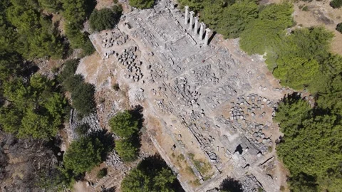 Priene Ancient City Stock Footage 331574000