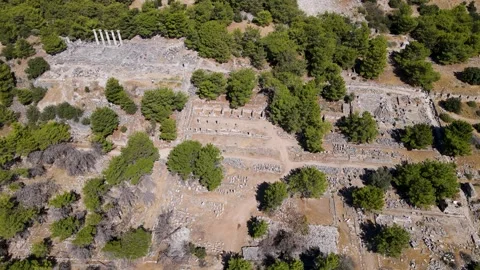 Priene Ancient City Stock Footage 332913817