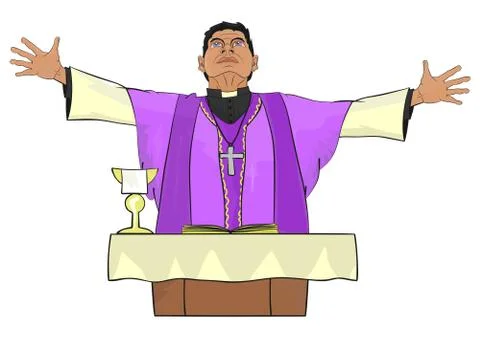 Priest Stock Illustration