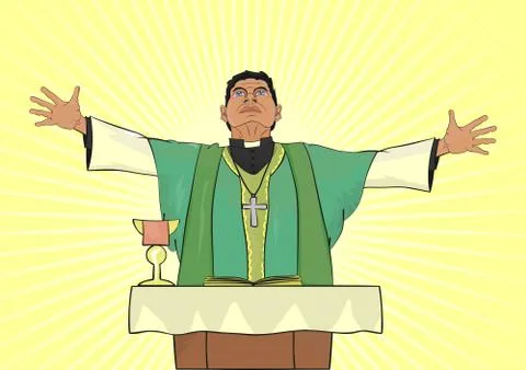 Priest Stock Illustration