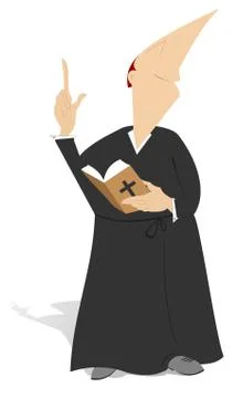 The priest Stock Illustration