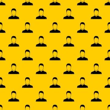 Priest pattern vector Stock Illustration