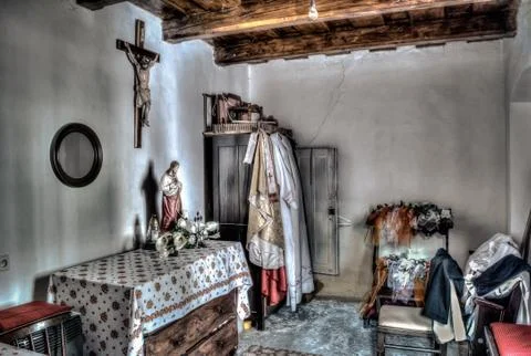 Priest room Stock Photos