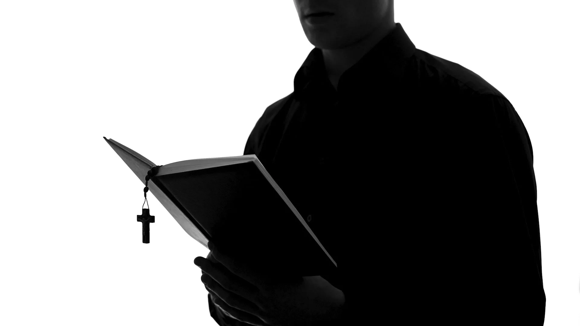 holy bible silhouette