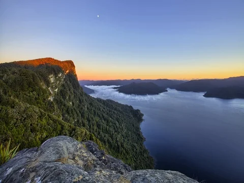 Primal Earth Images Panekire Bluff Sunrise 4k Stock Stock Footage 76984053