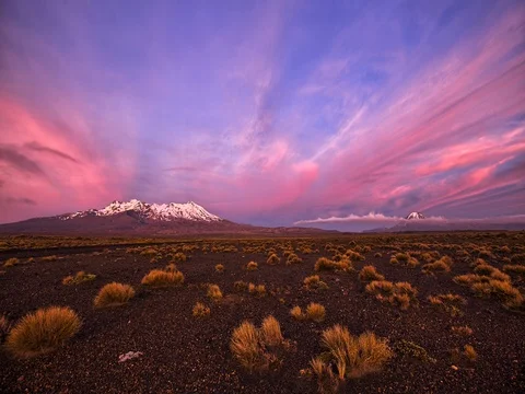 Primal Earth Images Rangipo Desert Sunrise 4k Stock Stock Footage