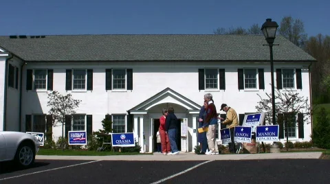 Primaries USA Stock Footage 114995