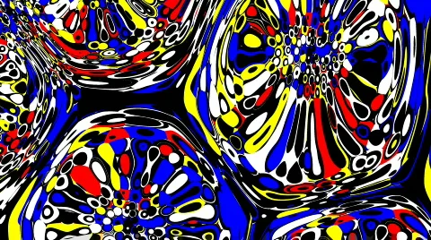 Primary Color Cells Video stock 533170