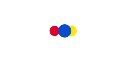 Primary Color Dots Stock Footage 335626314