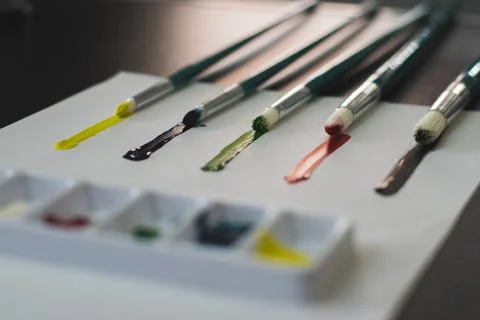 Primary color lines Stock Photos
