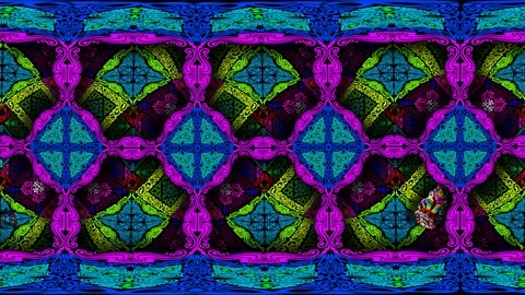 Primary deep aqua psy trip (VJ loop) Stock Footage 122268180