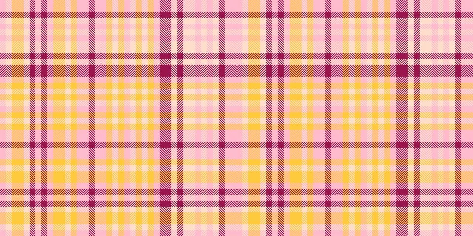 Primary fabric texture pattern, endless seamless plaid background. Rectangl.. Stock Illustration