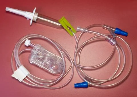 Primary iv set Stock Photos