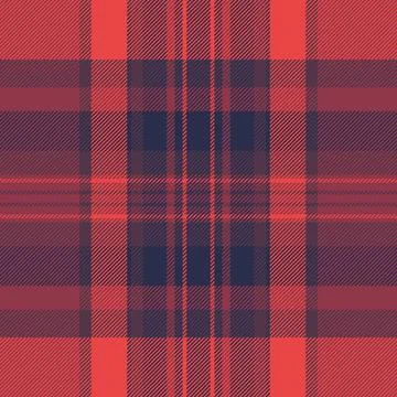 Primary plaid background seamless, classy vector textile texture. Editable .. Stock Illustration