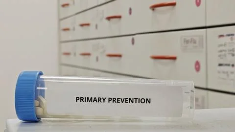 PRIMARY PREVENTION tablets for prevent onset of cardiovascular and metabolic Stockfoto's