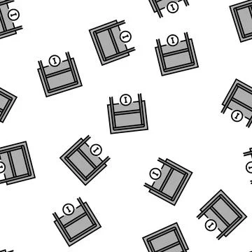 Primary reinforcement vector seamless pattern Stock Illustration