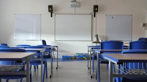 Primary School closed. Stock Footage 76097002