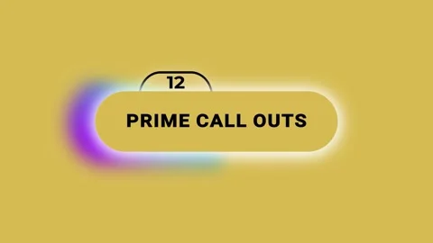 Prime Call outs Stock After Effects