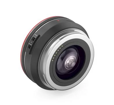 Prime camera lens Stock Illustration