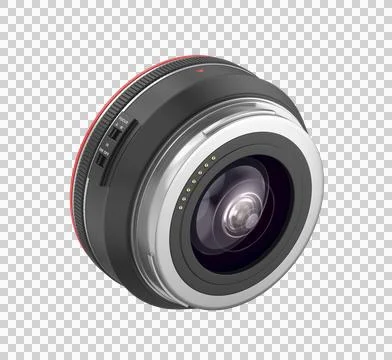 Prime camera lens Stock Illustration