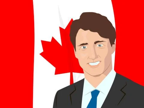 Prime minister of Canada Illustrazione stock