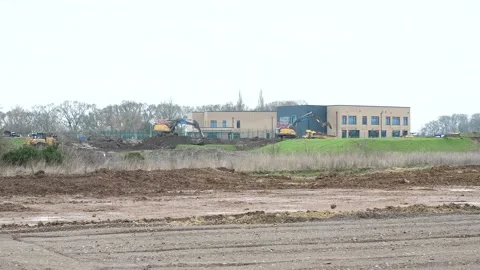 Prime Minister's visit to housing development interrupted by farmer's protest Video stock 301787256