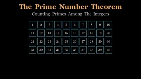 The Prime Number Theorem 動画素材 339266583