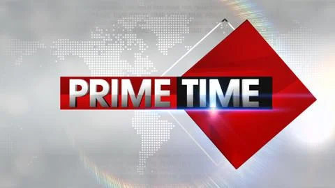 Prime time 1 Illustrazione stock