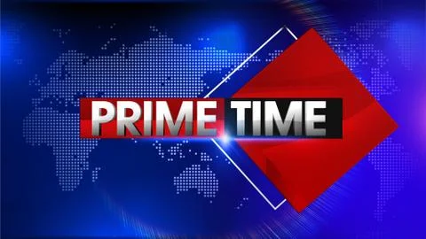 Prime time Illustrazione stock