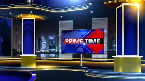 Prime time  Stock Illustration