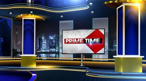 Prime time Stock Illustration