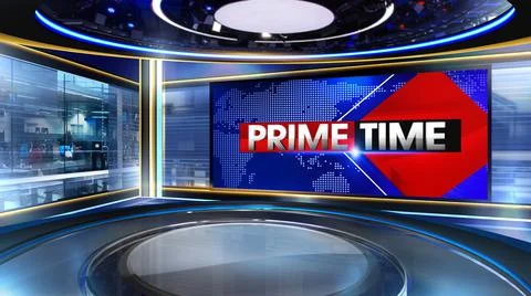 Prime time  Stock Illustration