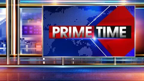 Prime time Virtual studio 스톡 일러스트