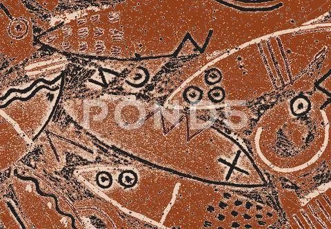 Primitive animals Stock Illustration