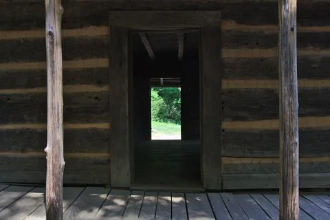 Primitive Cabin Fotos de archivo