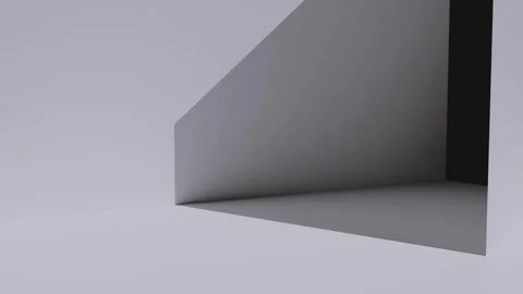 Primitive Edges: Contrasting Contours in 3D Construction Stock Footage 281859298