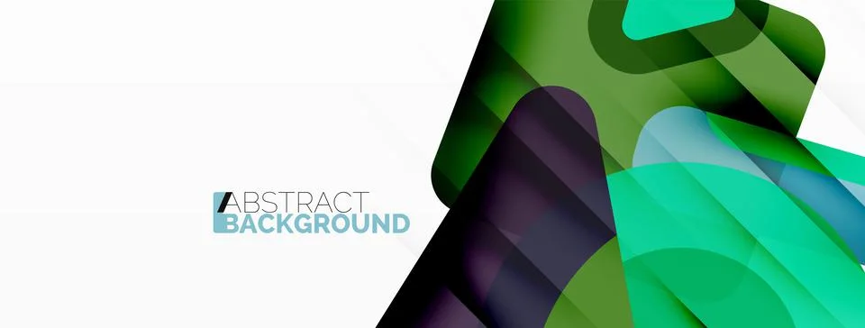 Primitive geometric shapes - line, triangle, square and circle composition Stock Illustration