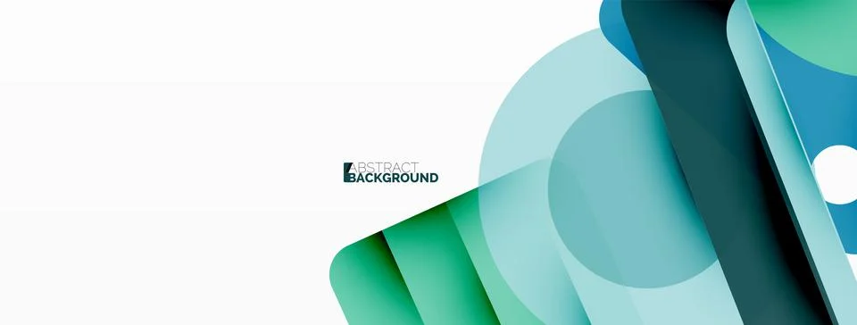 Primitive geometric shapes - line, triangle, square and circle composition Stock Illustration
