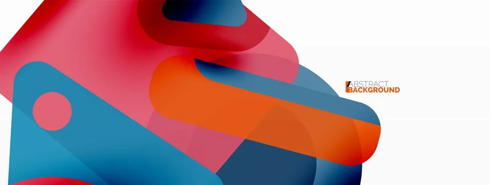 Primitive geometric shapes - line, triangle, square and circle composition 库存插图